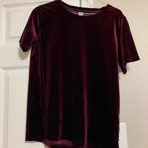Velvet tee
